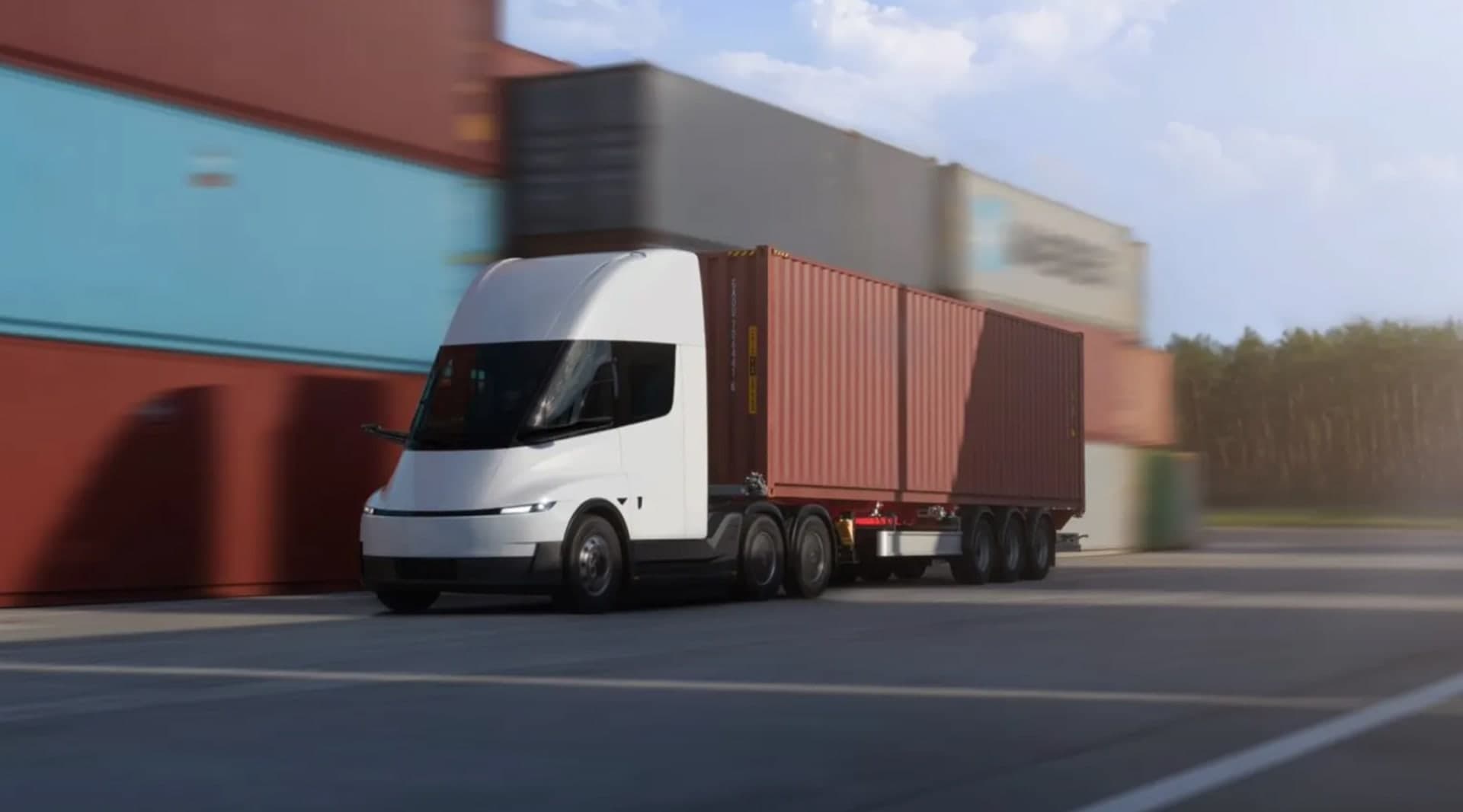 Tesla's European Semi gets 550 km, not the 805 km America gets