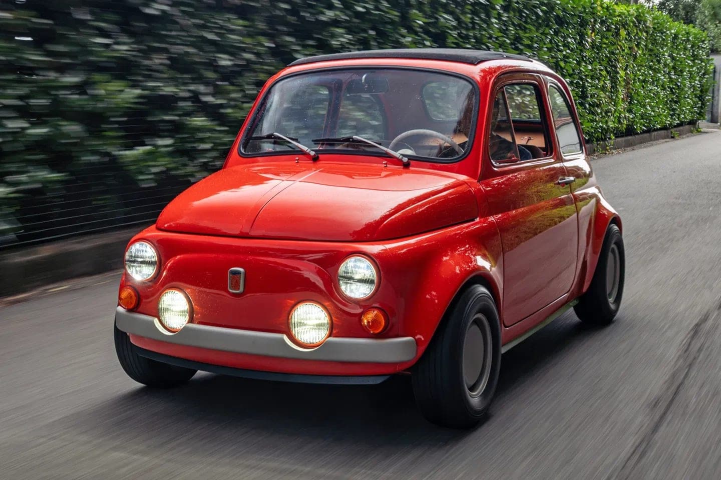 Fiat 500 Scattante: a restomod 150 kg heavier than the original