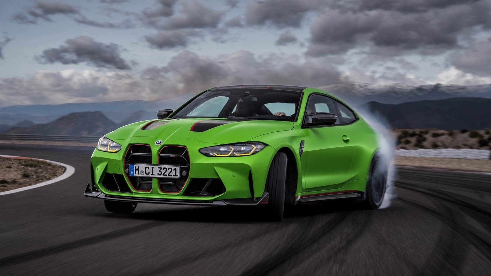 BMW's limited M4 CSL ran to 1,036 cars, and one is green