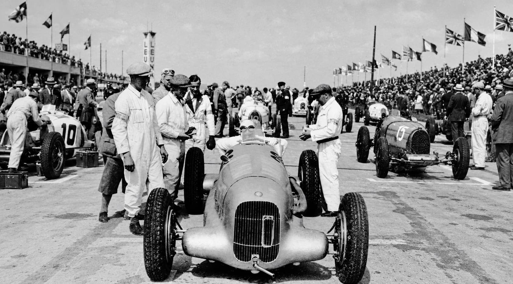 The Mercedes Silver Arrows paint legend was invented 24 years later