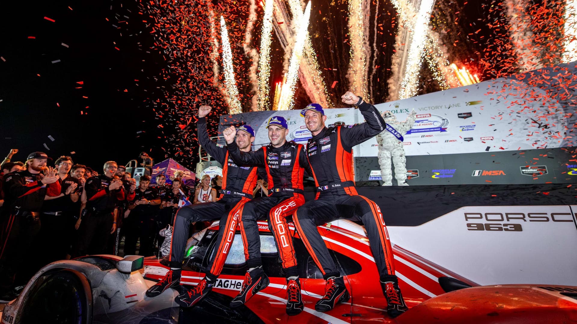 Vanthoor beats his brother's BMW to win Petit Le Mans for Porsche