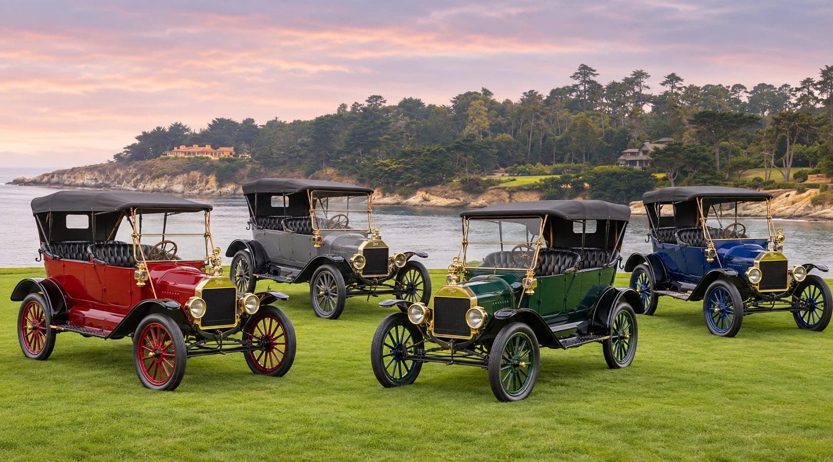 Ford's black Model T first came in red, grey, green and blue