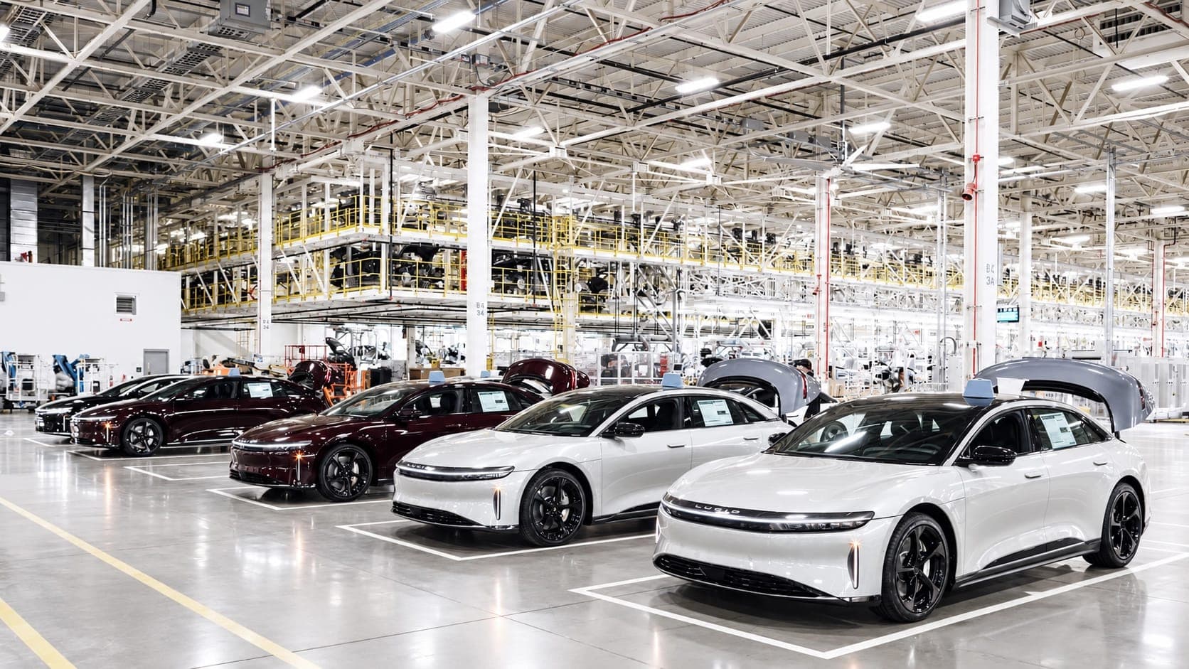 Lucid cuts production 38% to sell the cars it already built