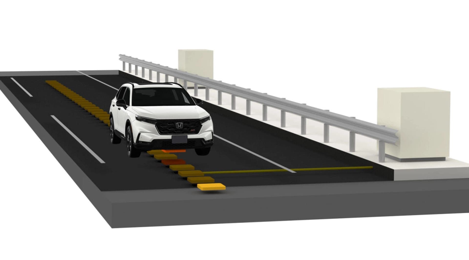 Honda's wireless road wants to charge moving trucks at 150 kW